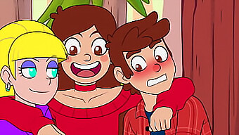 Parodie Cartoon Porno Van Gravity Falls: Geschoren Poesje Likken En Cowgirl Rijden