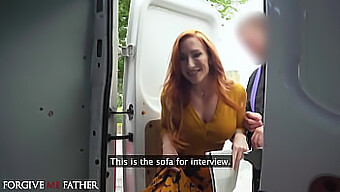 Red Hair Beauty Gets Public Rough Ride For The First Time