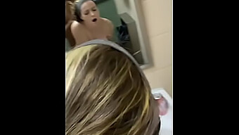 Public Bathroom Sex With Small Tits And Standing Doggystyle