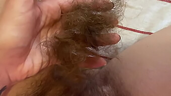 Intense Up-Close Video Of A Girl Shaving Her Long Pussy Hair At Home