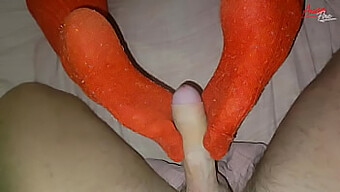 Amateur Couple'S Foot Fetish Play In Homemade Video