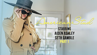 Aiden Ashley สนุกกับการอมควยลึกสุดคอจาก Seth