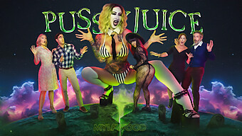 Una Orgía Salvaje Con Milfs Peludas Y Cosplayers Jóvenes En La Parodia Xxx De Beetlejuice.