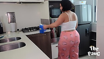 Amateur Couple Explores Sex In The Kitchen