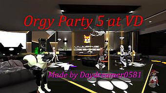 Kitty And Bunny'S Wild Group Sex Party With Foxo And Day