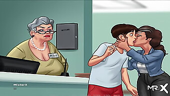 Una Milf Con Un Lavoro Dentale Ottiene Piacere Orale Nel Gioco