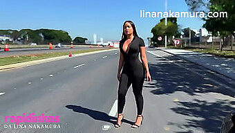 Frumusețea Japoneză Lina Nakamura Este Futută De Un Șofer De Camion Pe Autostradă