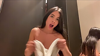 I Had An Accidental Orgasm In The Fitting Room And Cum Stained All Over The Place.