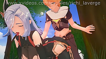 Compilation Of 3d Babes In Lingerie And Cowgirl Positions, Featuring Genshin Impact And More